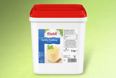 Frischli vanília-puding tejszínnel